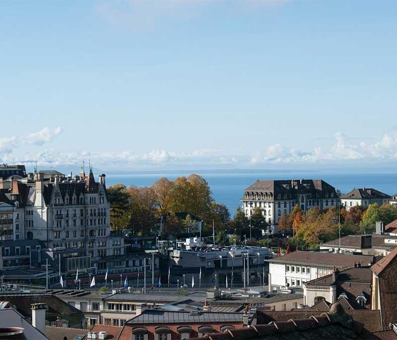 Lausanne - A vibrant city on the shores of Lake Geneva, known for its Olympic Museum and historic old town.