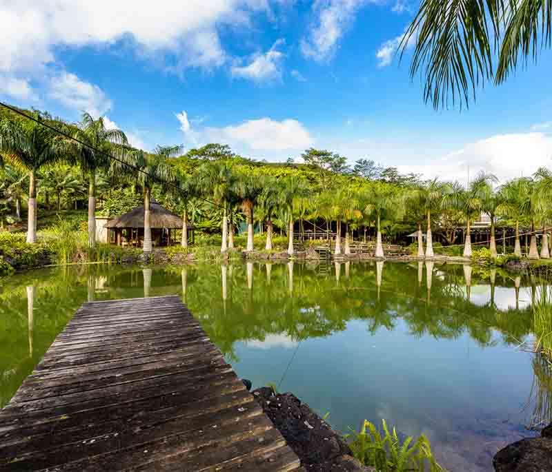 Le Domaine de L'Exil - Focuses on ecotourism with activities like hiking to waterfalls and exploring lush landscapes.