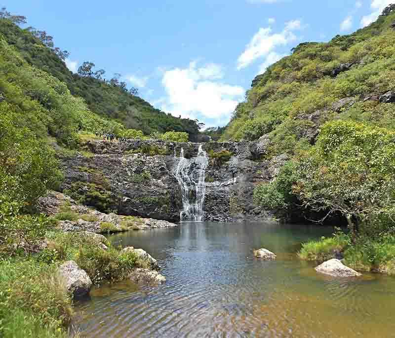 Les 7 Cascades - A series of waterfalls in a secluded area, perfect for trekking and nature exploration.