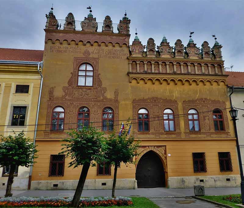 Levoča - A historic town and UNESCO site, known for its well-preserved medieval architecture and St. James's Church.