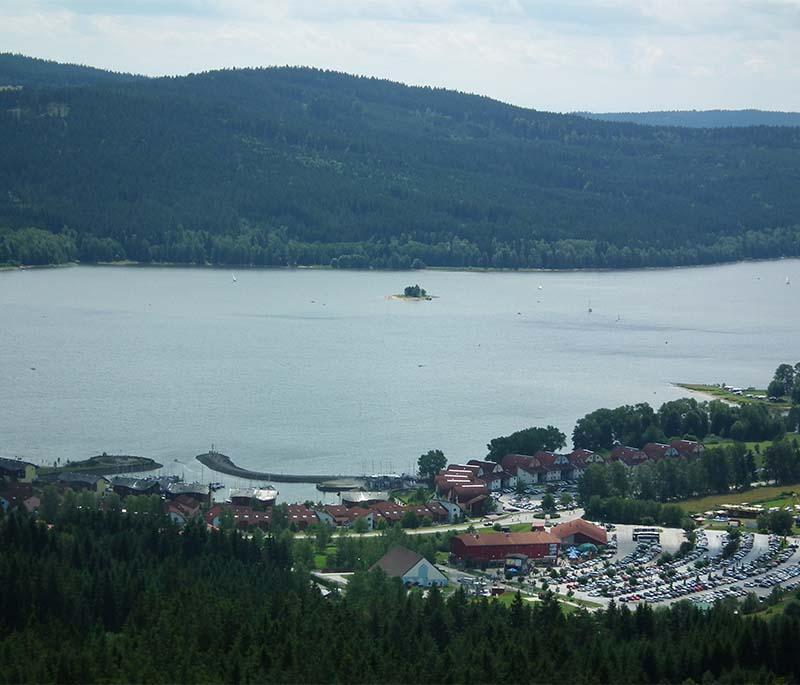 Lipno Lake - A popular recreational area known for its beautiful lake, outdoor activities, and surrounding nature.