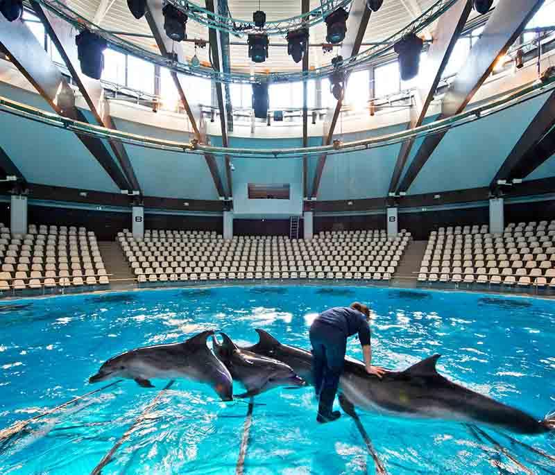 Lithuanian Sea Museum, an aquarium and maritime museum in Klaipėda, showcasing marine life and maritime history.