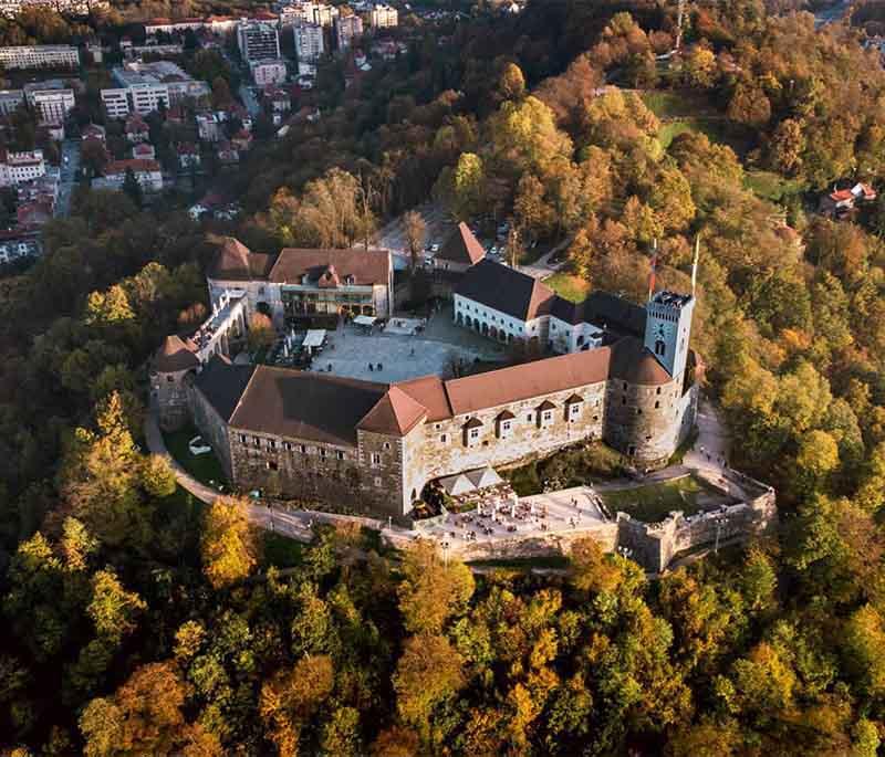Ljubljana Castle - A historic castle offering panoramic views of Ljubljana, museums, and cultural events.