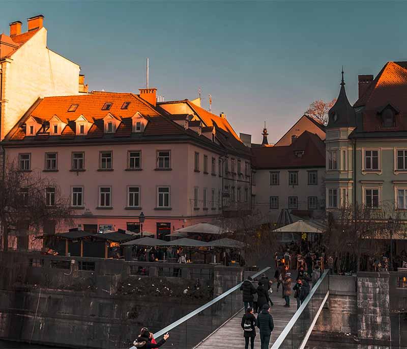 Ljubljana Old Town - The historic heart of Ljubljana, featuring charming streets, historic buildings, and lively cafes.