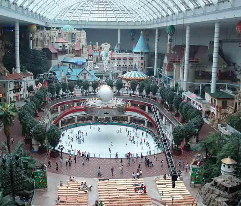 Lotte World, Seoul - A large indoor theme park offering rides, shows, entertainment, and an outdoor park.