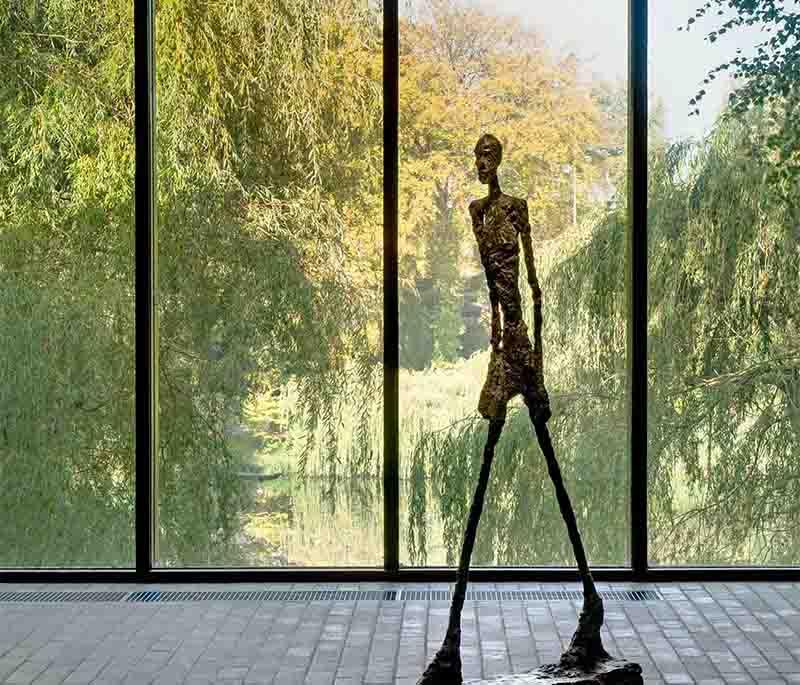 Louisiana Museum of Modern Art, an internationally renowned museum with modern art collections and views over the Øresund.