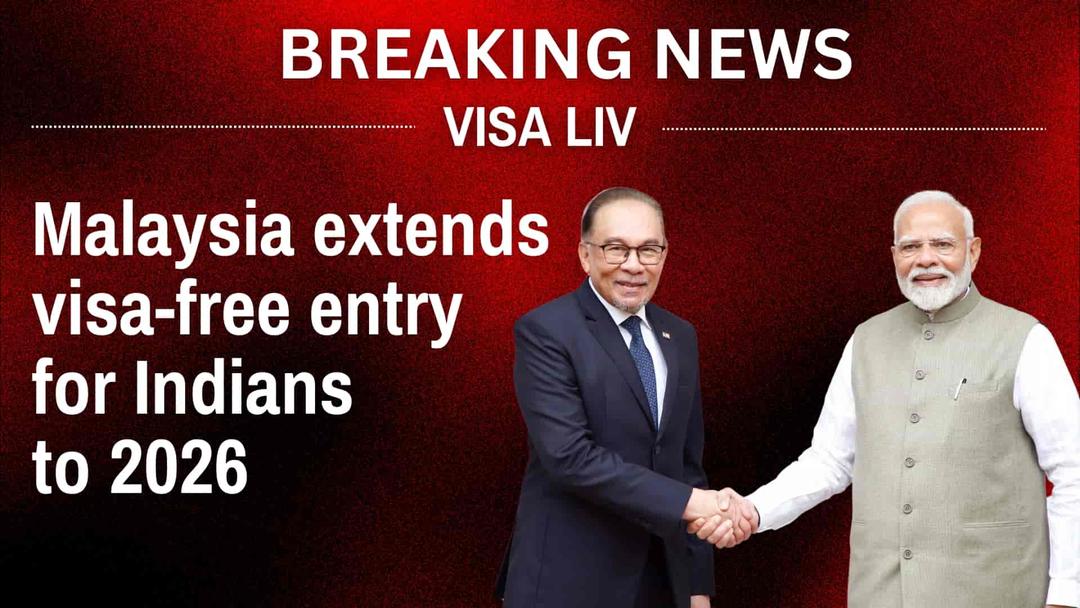 Malaysia extends visa-free entry for Indian citizens until 2026, offering more travel flexibility and opportunities.