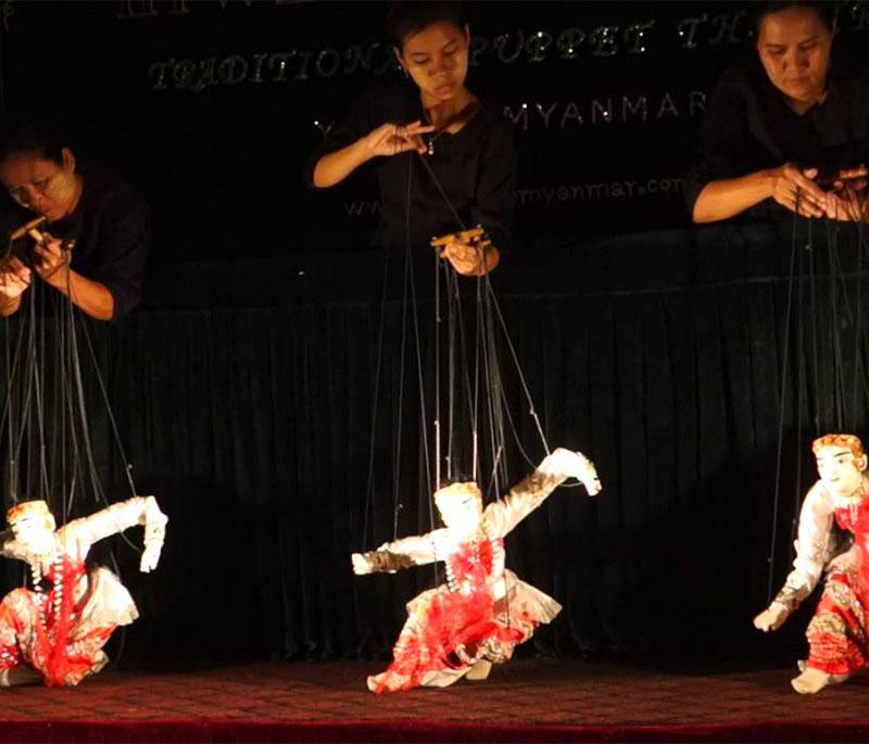 Mandalay Marionettes Theater - Preserves the art of traditional Burmese puppetry with regular performances.