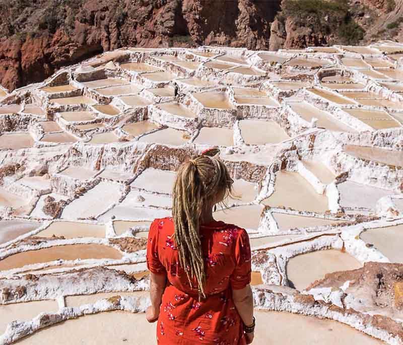Maras Salt Mines - Ancient terraced salt pans still in use today, located in the beautiful Sacred Valley region.