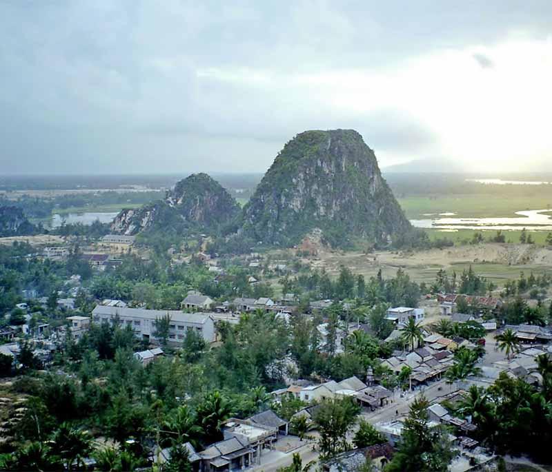 Marble Mountains (Da Nang) - A cluster of limestone and marble hills with caves, temples, and stunning views.