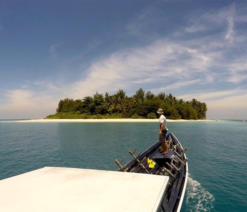 Mentawai Islands, West Sumatra, a group of islands known for their world-class surfing spots and unique indigenous culture.