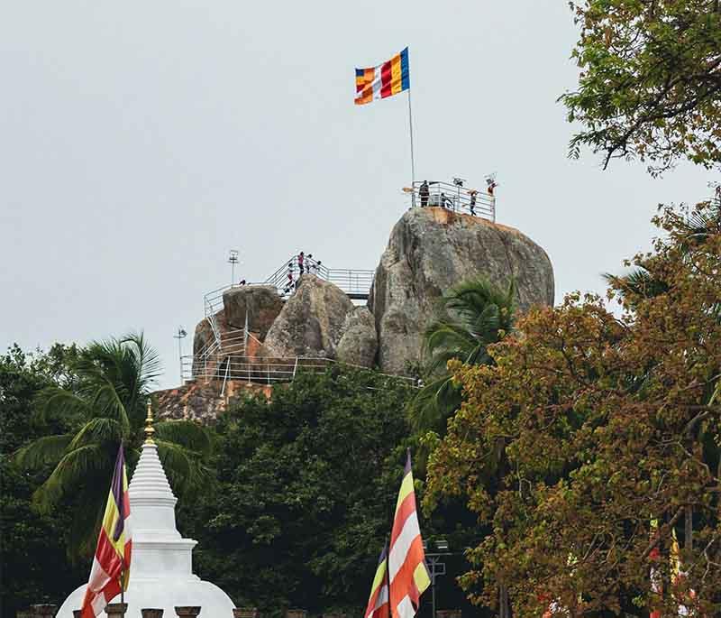 Mihintale - Sacred site, birthplace of Buddhism in Sri Lanka, ancient ruins, religious monuments, spiritual significance.