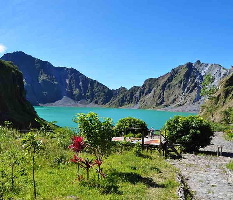 Mount Pinatubo - Famous for its catastrophic 1991 eruption and the scenic crater lake formed afterward, popular for hiking.