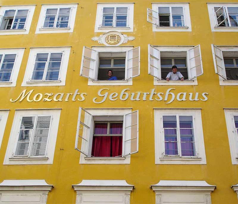 Mozart's Birthplace in Salzburg is preserved to reflect the composer's early life and works, attracting music enthusiasts.