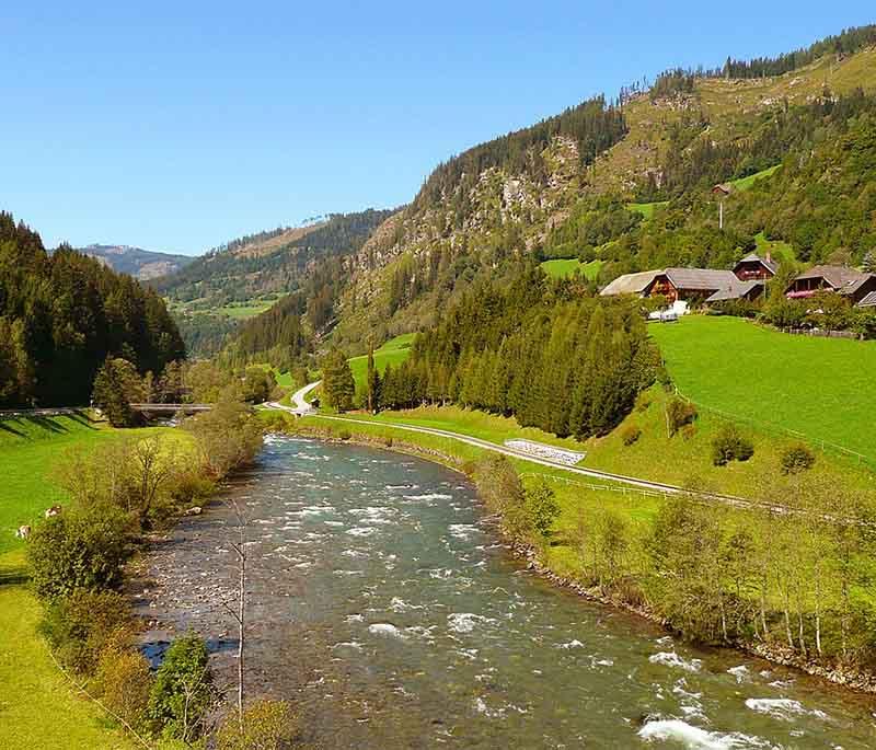 Mura River Trail, a scenic trail along the Mura River, offering beautiful views and recreational opportunities.