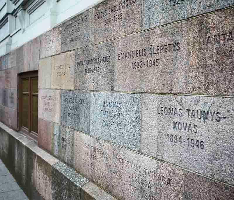 Museum of Genocide Victims, a museum in Vilnius documenting the Soviet occupation and the persecution of Lithuanians.