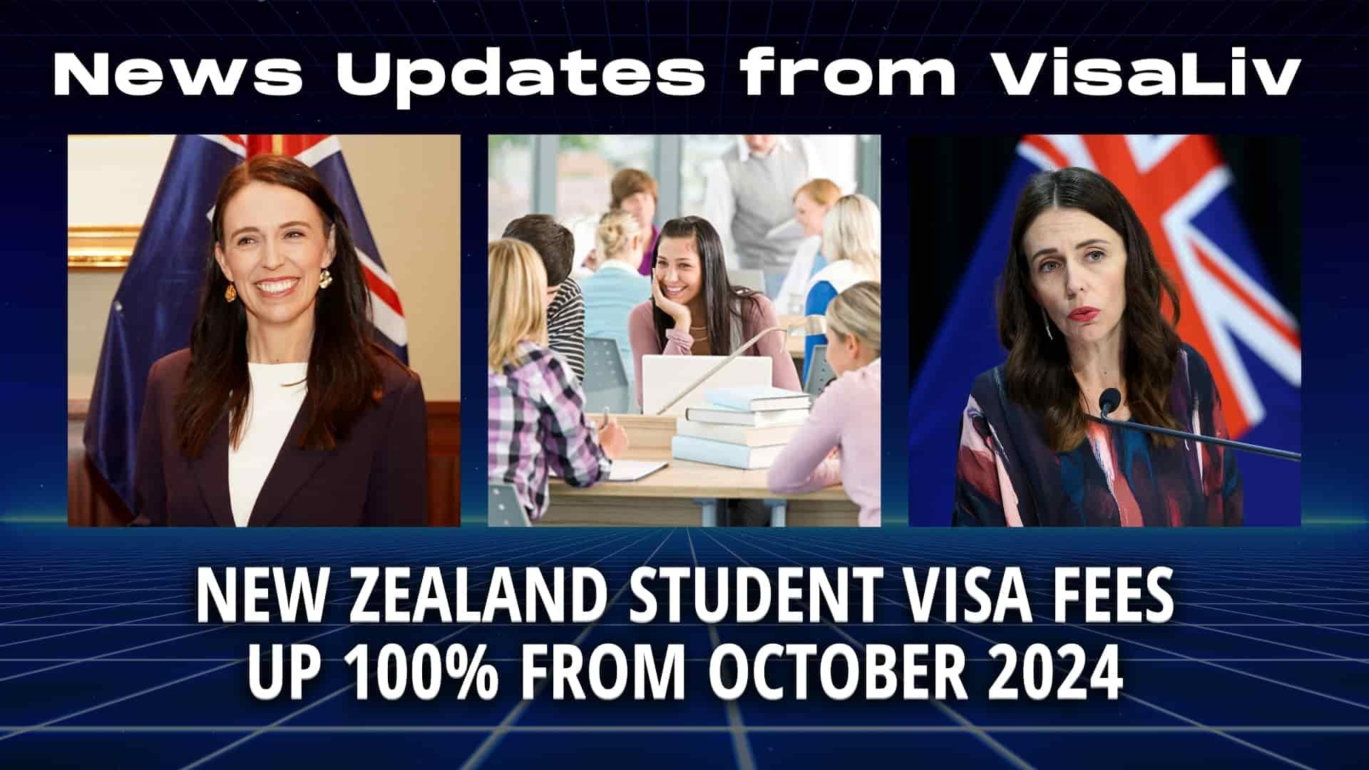 New Zealand doubles student visa fees starting Oct 2024, impacting international applicants with significant cost increase.