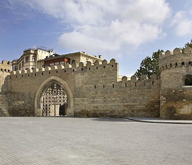 Nardaran Fortress, Baku: Historical fort with views over the Caspian Sea, reflecting Azerbaijan's medieval architecture.