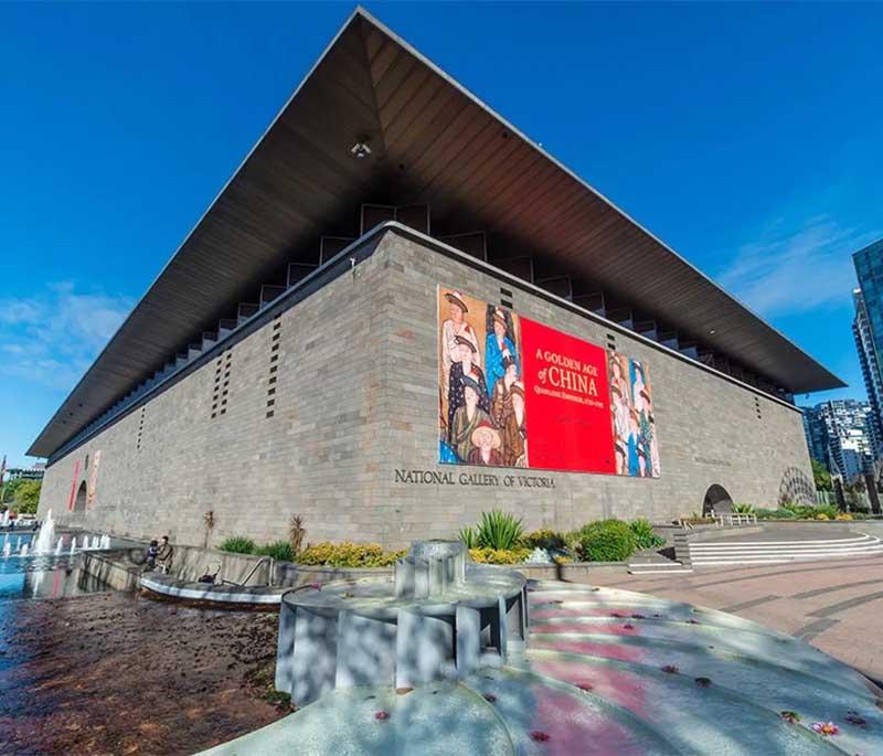 National Gallery of Victoria in Melbourne, Victoria, hosts an extensive collection of Australian and international art.