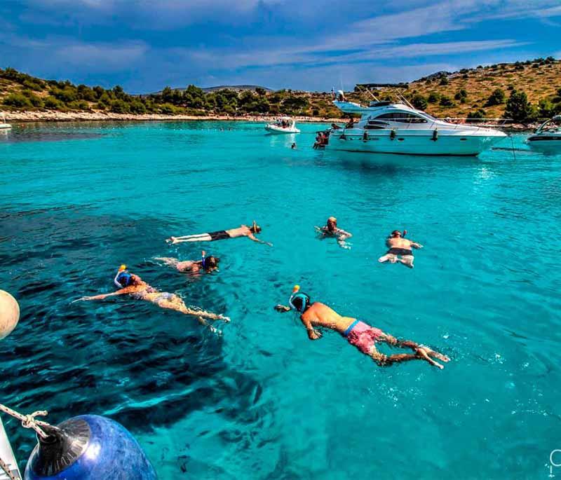 National Park Kornati, an archipelago of rugged islands, known for their stunning natural beauty and excellent sailing.