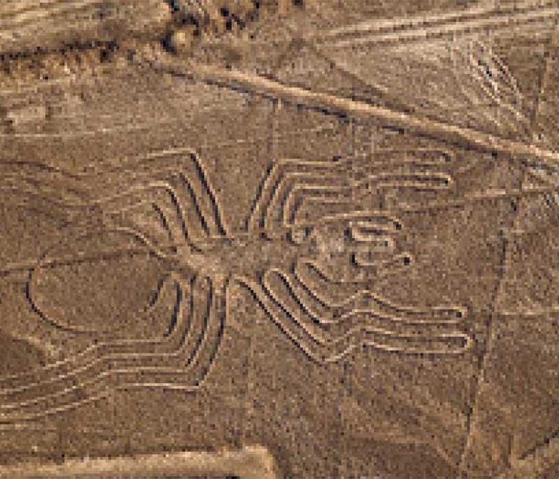 Nazca Lines - Ancient geoglyphs in the Nazca Desert, depicting various animals and shapes best viewed from the air.
