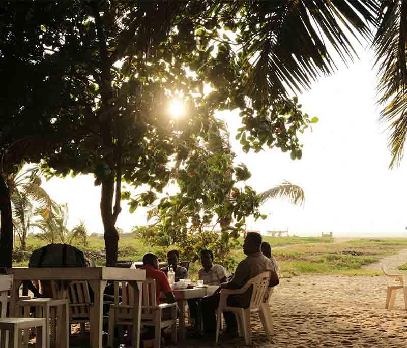 Negombo Beach - A beach near Colombo known for its golden sands, fishing boats, and vibrant nightlife.