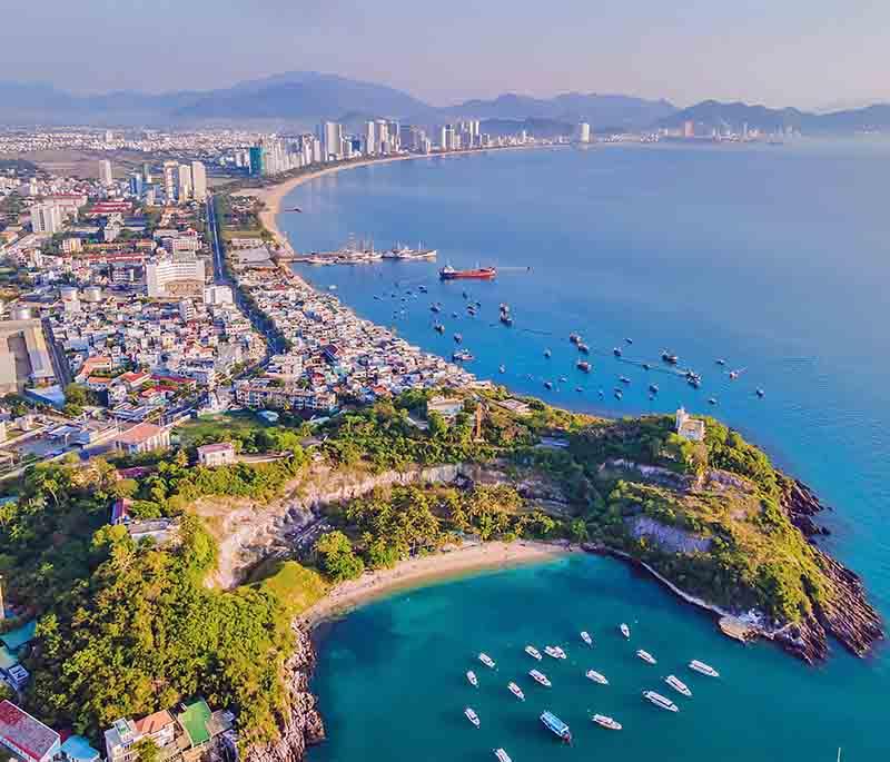 Nha Trang - A coastal city known for its beautiful beaches, vibrant nightlife, and excellent diving spots.