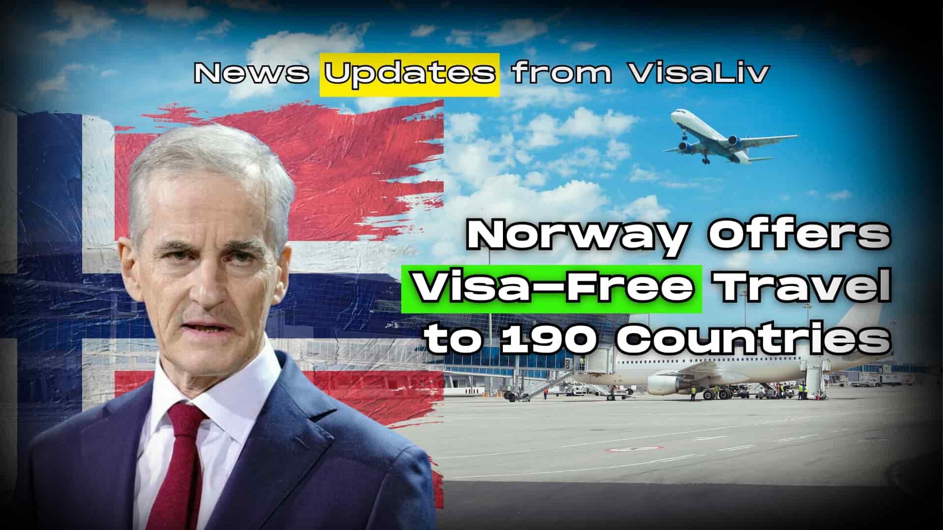 Norway offers visa-free travel to 190 countries, simplifying travel and enhancing mobility for international travelers.