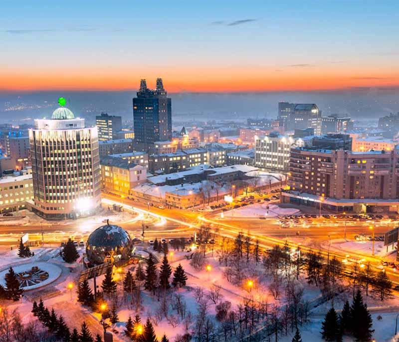 Novosibirsk is a vibrant city in Russia known for its cultural scene and scientific research institutions.