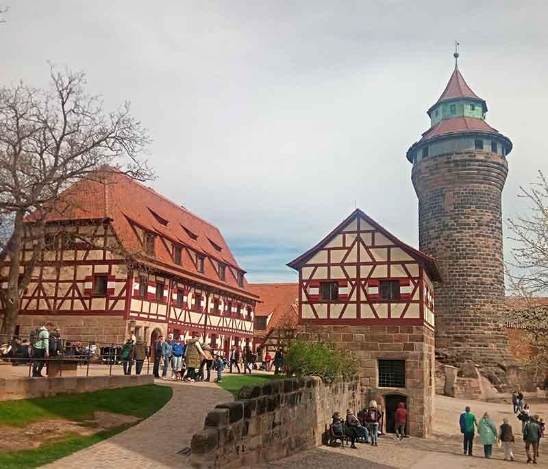 Nuremberg Castle, Nuremberg, a historic fortress offering panoramic views of the city, with a rich history.