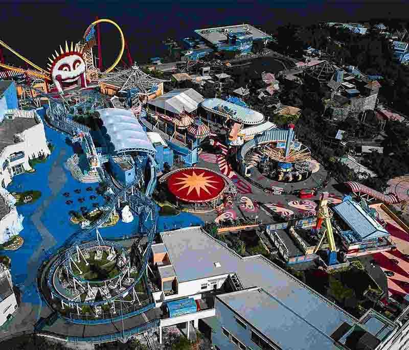 Ocean Park Hong Kong, an exciting marine life and amusement park offering thrilling rides and animal exhibits.