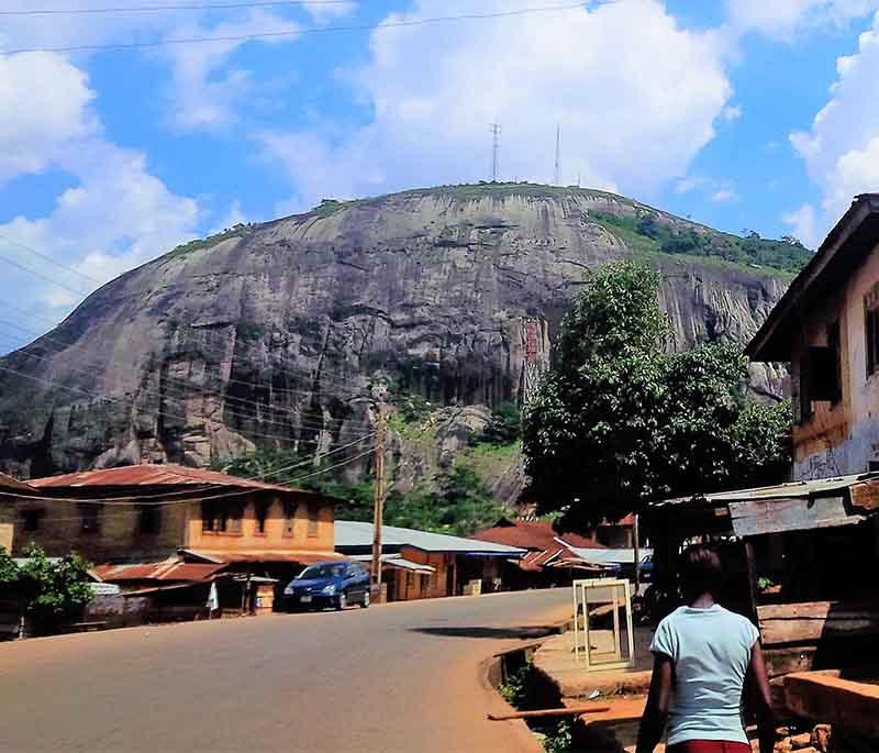 Oke-Idanre Hill - Historic hills in Ondo State, offering ancient structures, lush landscapes, and panoramic views.