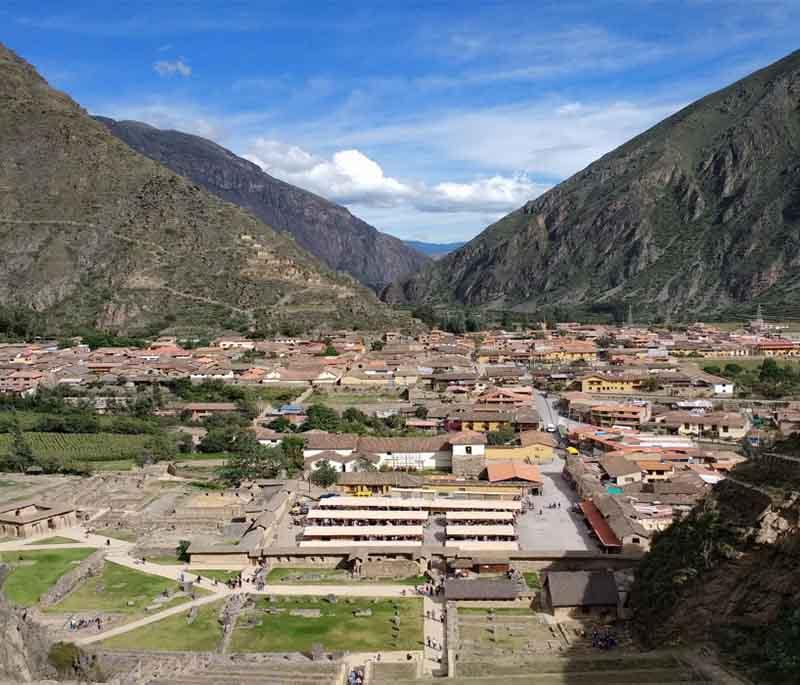 Ollantaytambo - An Incan archaeological site and living town with impressive terraced ruins and cobblestone streets.