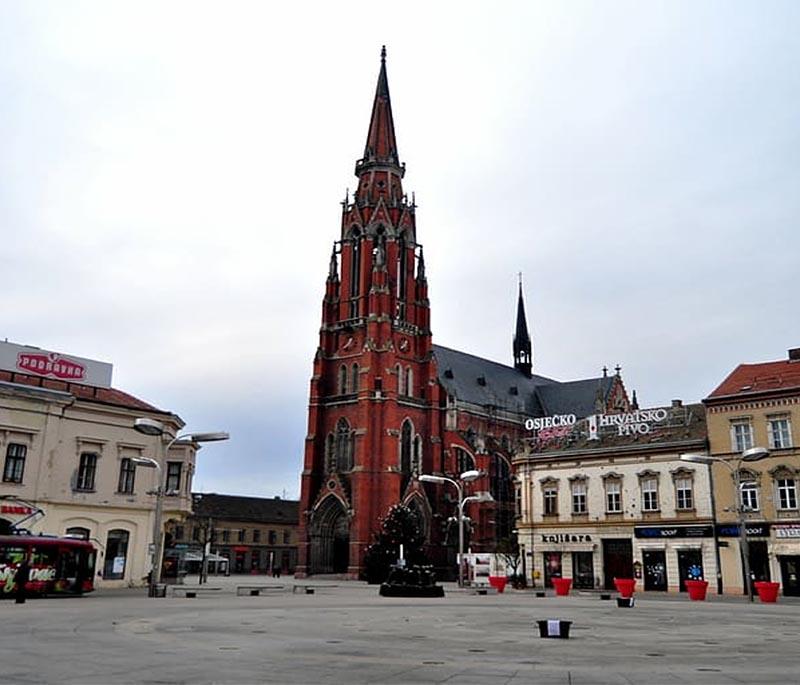 Osijek, known for its baroque architecture, the historic Tvrđa fortress, and a vibrant cultural scene.