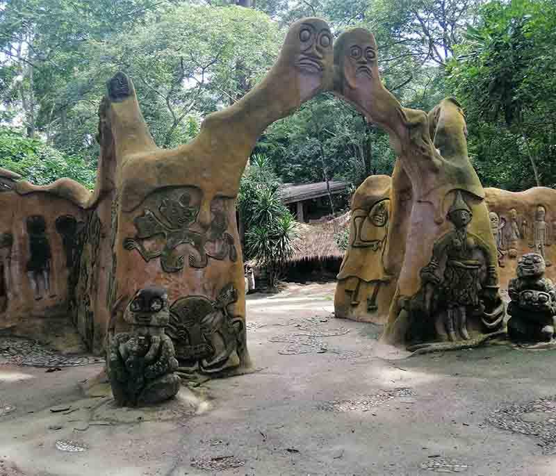 Osun-Osogbo Sacred Grove - A UNESCO World Heritage site in Osogbo, sacred to the Yoruba goddess Osun.