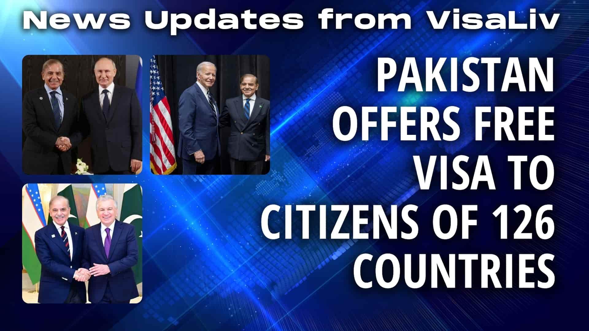 Pakistan introduces a free visa policy for citizens of 126 countries, enhancing travel and tourism opportunities.
