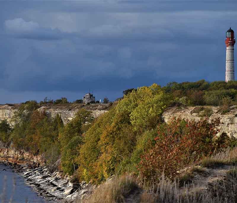 Paldiski, a coastal town with dramatic cliffs, former Soviet military sites, and stunning views of the Baltic Sea.