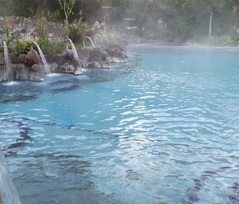 Papallacta Hot Springs, a natural spa destination known for its therapeutic thermal baths and beautiful mountain scenery.