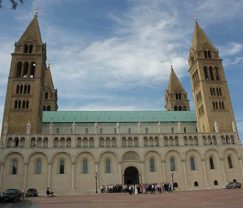 Pécs - Pécs Cathedral, a Romanesque cathedral known for its stunning architecture and historical significance.