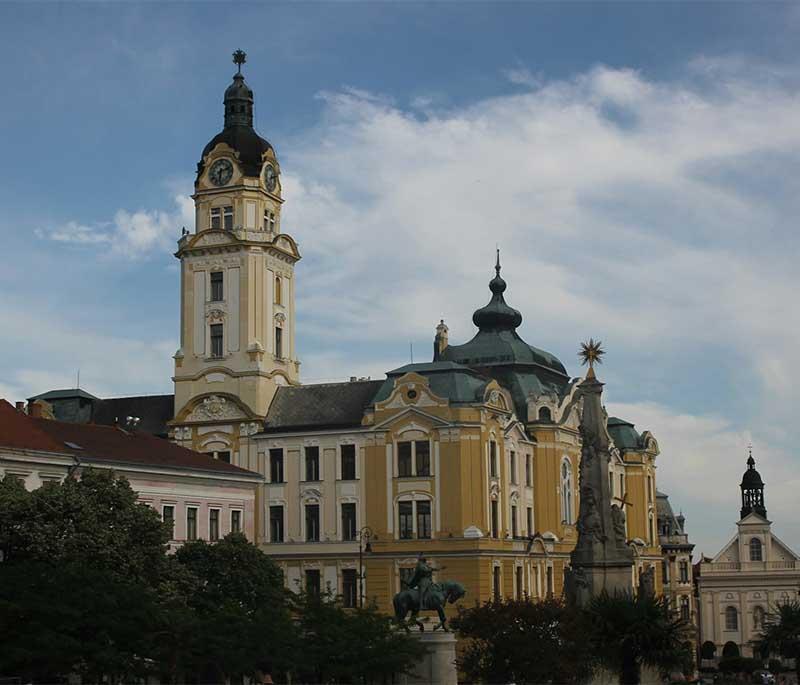 Pécs - Zsolnay Cultural Quarter, a cultural and arts complex featuring the works of the famous Zsolnay porcelain factory.
