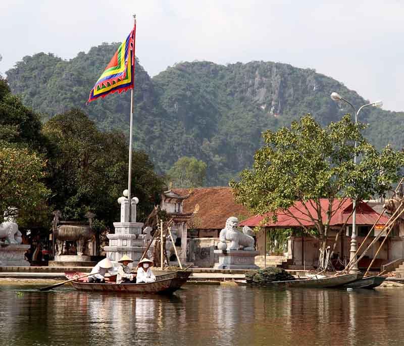 Perfume Pagoda - A complex of Buddhist temples and shrines built into the limestone Huong Tich mountains.