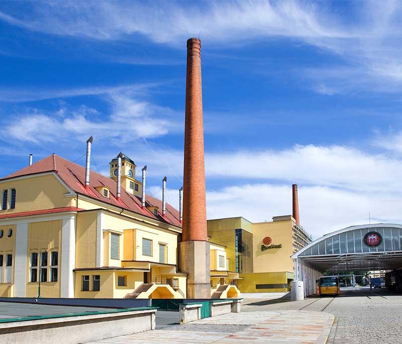 Pilsner Urquell Brewery, the birthplace of the world-famous Pilsner beer, offering tours and tastings in Plzen.