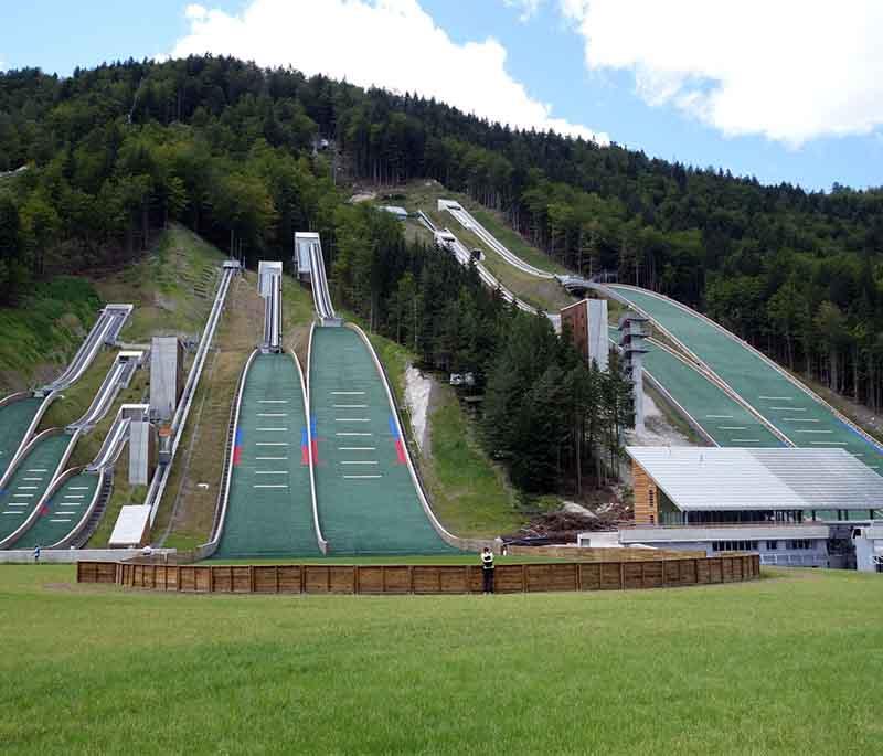 Planica Nordic Centre - A famous ski jumping and Nordic skiing center located in the Julian Alps, with world-class facilities