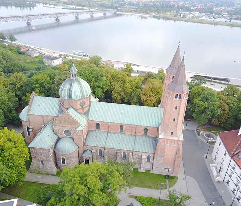 Plock’s Tumskie Hill and Cathedral - Historic site with a cathedral and panoramic views of the Vistula River.