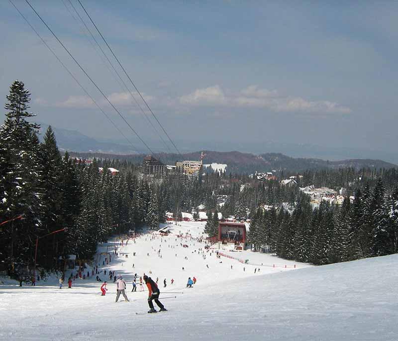 Poiana Brasov - A popular ski resort in the Carpathian Mountains, offering winter sports and beautiful alpine scenery.