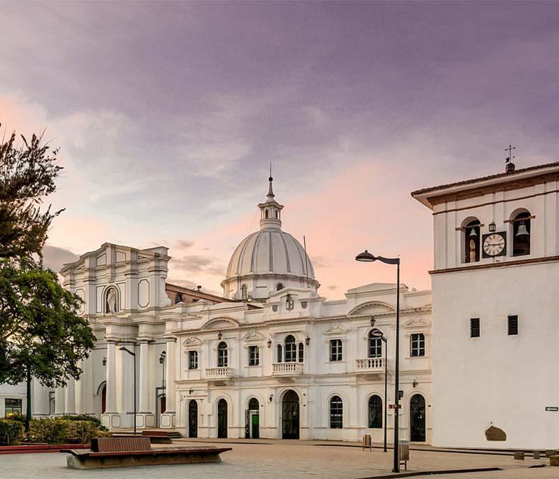 Popayán, renowned for its whitewashed colonial buildings, rich history, and vibrant Holy Week celebrations.