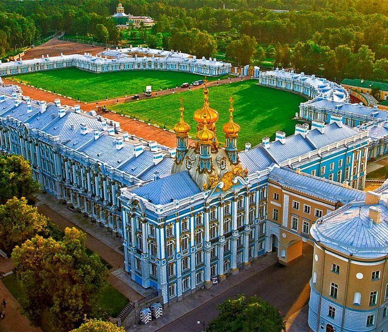 Pushkin (Tsarskoye Selo), St. Petersburg - A town known for its grand palaces and gardens, including Catherine Palace.