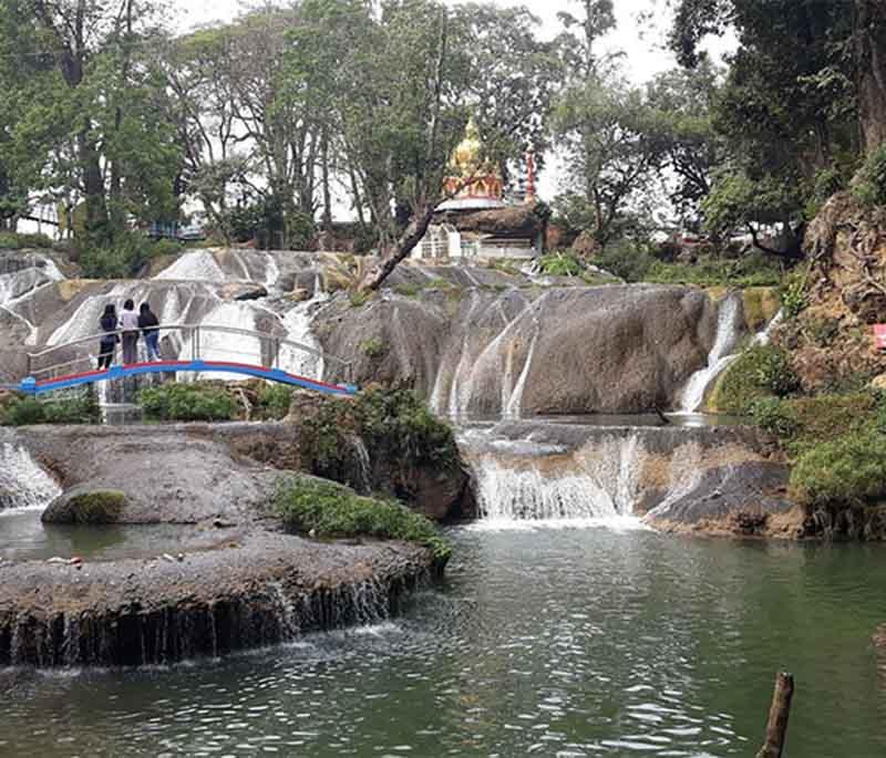 Pwe Kauk Falls, Pyin Oo Lwin - A popular picnic spot with beautiful waterfalls and lush surroundings.