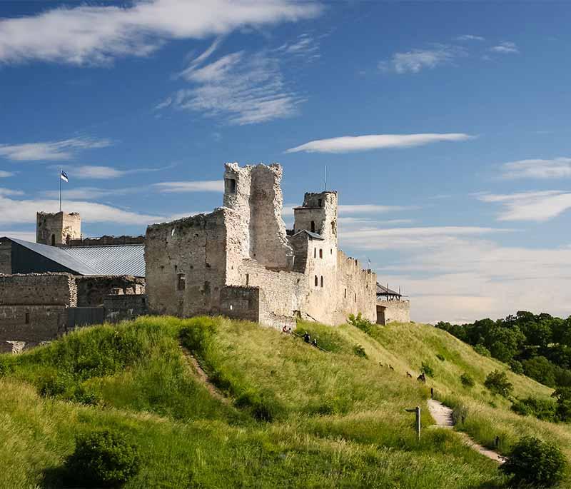 Rakvere Castle, a medieval fortress offering historical reenactments, exhibits, and beautiful views over the town of Rakvere.