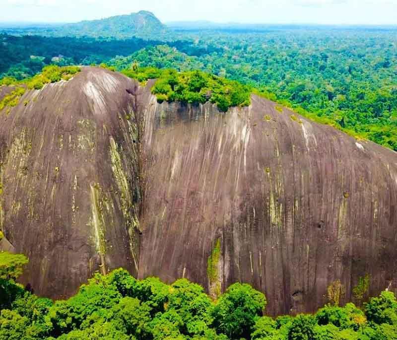 Raleighvallen/Voltzberg Nature Reserve - Remote reserve showcasing diverse wildlife and the stunning Voltzberg granite dome.